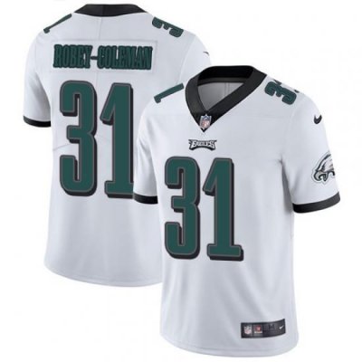 Nike Philadelphia Eagles 31 Nickell Robey Coleman White Men Stitched NFL Vapor Untouchable Limited Jersey