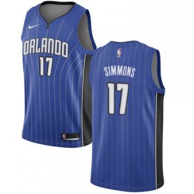 Youth Nike Orlando Magic 17 Jonathon Simmons Swingman Royal Blue Road NBA Jersey Icon Edition