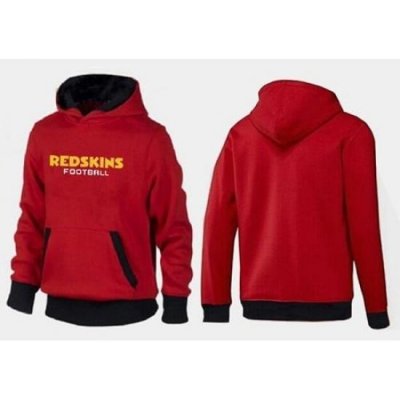 NFL Mens Nike Washington Redskins English Version Pullover Hoodie RedBlack