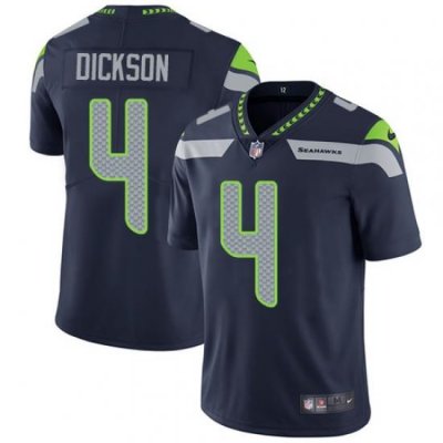 Nike Seahawks #4 Michael Dickson Steel Blue Team Color Men Stitched NFL Vapor Untouchable Limited Jersey