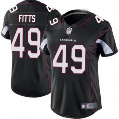 Women Nike Arizona Cardinals 49 Kylie Fitts Limited Cardinal Black Vapor Untouchable Jersey