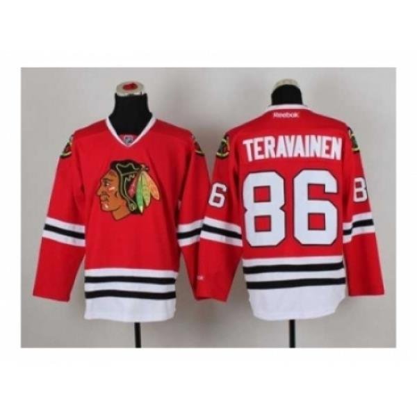 NHL Jerseys Chicago Blackhawks #86 Teravainen red