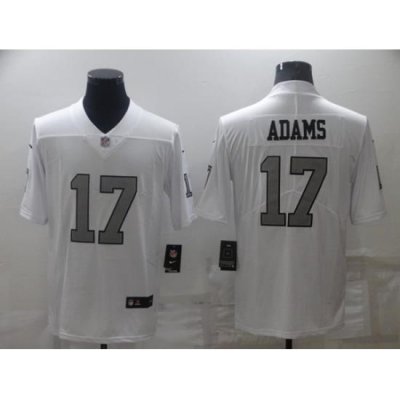 Men's Las Vegas Raiders #17 Davante Adams White Color Rush Limited Stitched Jersey