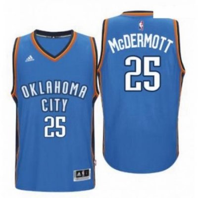 Mens Oklahoma City Thunder 25 Doug McDermott adidas Light Blue Player Swingman Jersey