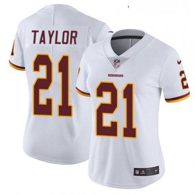 Womens Nike Washington Redskins 21 Sean Taylor White Vapor Untouchable Limited Player NFL Jersey