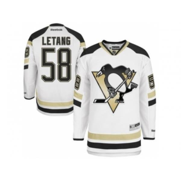 Pittsburgh Penguins Kris Letang 58# 2014 Stadium Series White Jersey