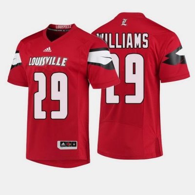 Louisville Cardinals Malik Williams College Football Red Jersey