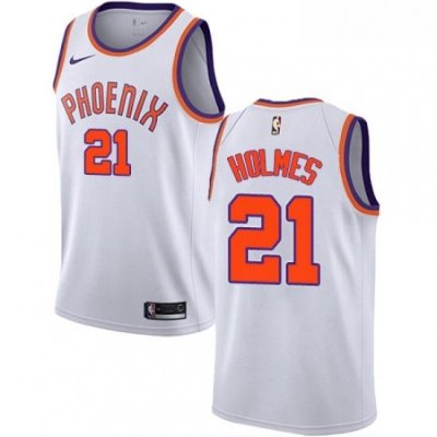 Youth Nike Phoenix Suns 21 Richaun Holmes Swingman White NBA Jersey Association Edition