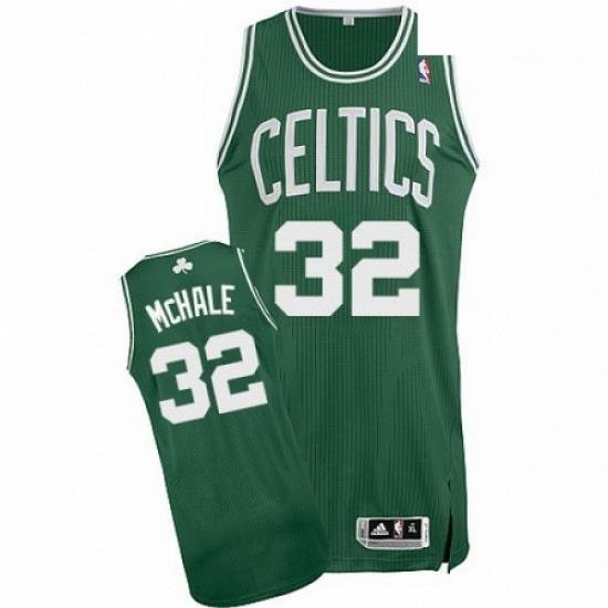 Mens Adidas Boston Celtics 32 Kevin Mchale Authentic White Home NBA Jersey