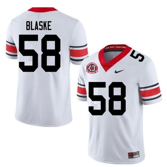 2020 Men #58 Austin Blaske Georgia Bulldogs 1980 National Champions 40th Anniversary College Footbal