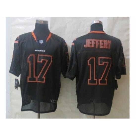 Nike Chicago Bears 17 Alshon Jeffery Black Elite Lights Out NFL Jersey