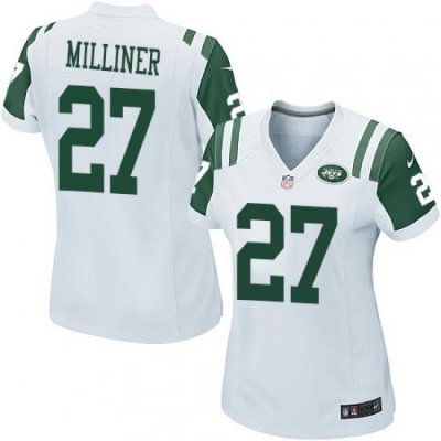 Women's Nike NeW York Jets #27 Dee Milliner Game White NFL Jersey