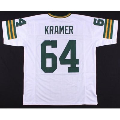 Men packers jerry kramer White  jersey