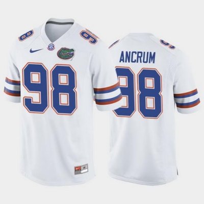 Florida Gators Luke Ancrum White Away Men'S Jersey