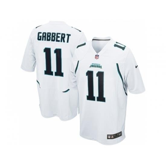 Nike Jacksonville Jaguars 11 Blaine Gabbert White Game NFL Jersey