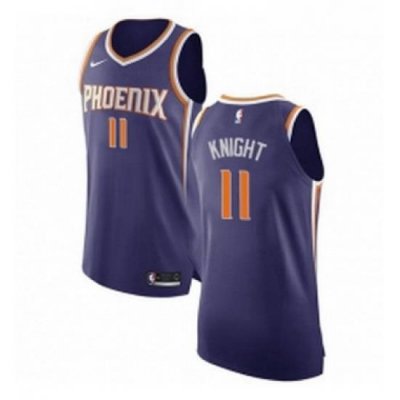 Womens Nike Phoenix Suns 11 Brandon Knight Authentic Purple Road NBA Jersey Icon Edition