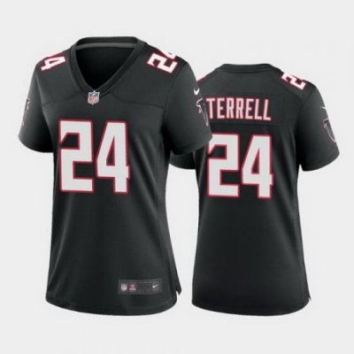 women a.j. terrell atlanta falcons black throwback game jersey 2020