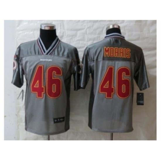 Nike Washington RedSkins 46 Alfred Morris Grey Elite Vapor NFL Jersey