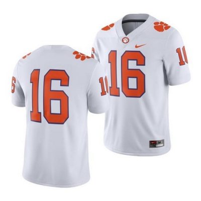 Clemson Tigers White Game Men'S Jersey