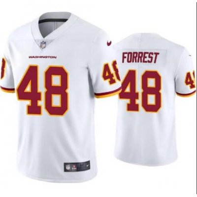 Men's Nike Darrick Forrest 48 Washington Football White Vapor Limited Jersey