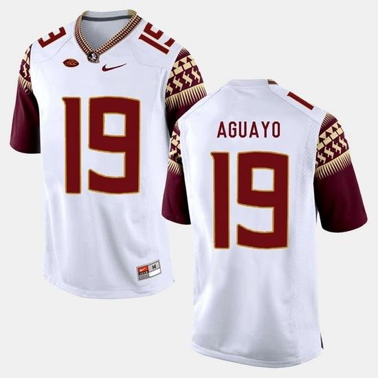 Florida State Seminoles Roberto Aguayo College Football White Jersey