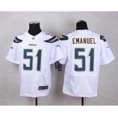 nike nfl jerseys san diego chargers 51 emanuel white[Elite][emanuel]