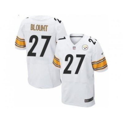 Nike Pittsburgh Steelers 27 LeGarrette Blount White Elite NFL Jersey