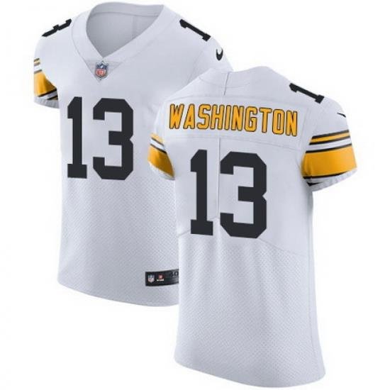 Nike Steelers #13 James Washington White Mens Stitched NFL Vapor Untouchable Elite Jersey