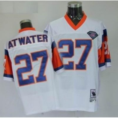 kids Denver Broncos 27 STEVE ATWATER white Throwback Jerseys