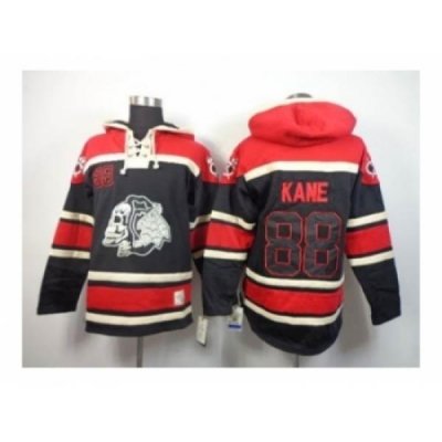 Chicago Blackhawks #88 Kane red-black[pullover hooded sweatshirt][the skeleton head]