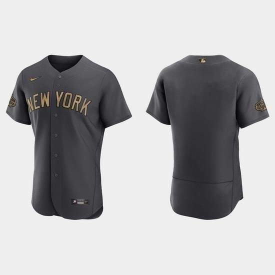 Men NeW York Yankees 2022 Mlb All Star Game Authentic Charcoal Jersey