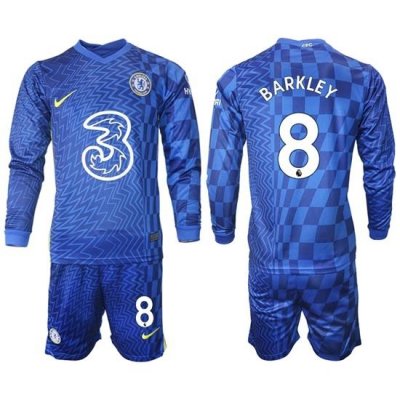 Men Chelsea Long Sleeve Soccer Jerseys 524