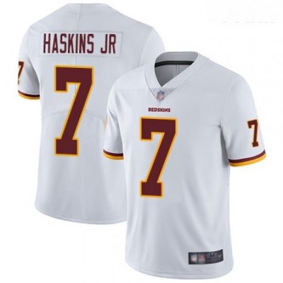 Redskins #7 Dwayne Haskins Jr White Youth Stitched Football Vapor Untouchable Limited Jersey