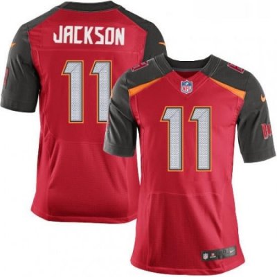 Mens Nike Tampa Bay Buccaneers 11 DeSean Jackson Elite Red Team Color NFL Jersey