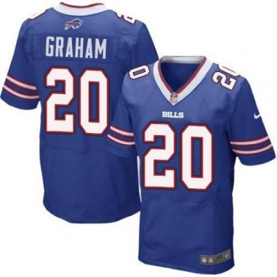 Nike Bills #20 Corey Graham Royal Blue Team Color Mens Stitched NFL New Elite Jersey