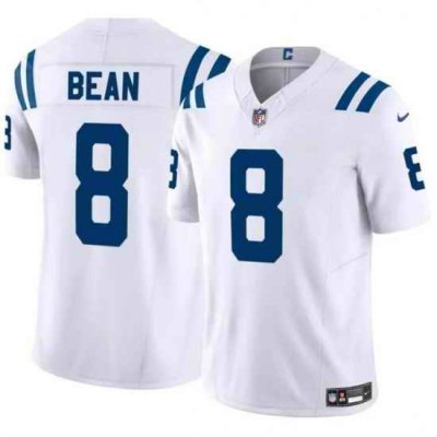 Youth Indianapolis Colts 8 Jason Bean White Vapor Untouchable Limited Stitched Football Jersey