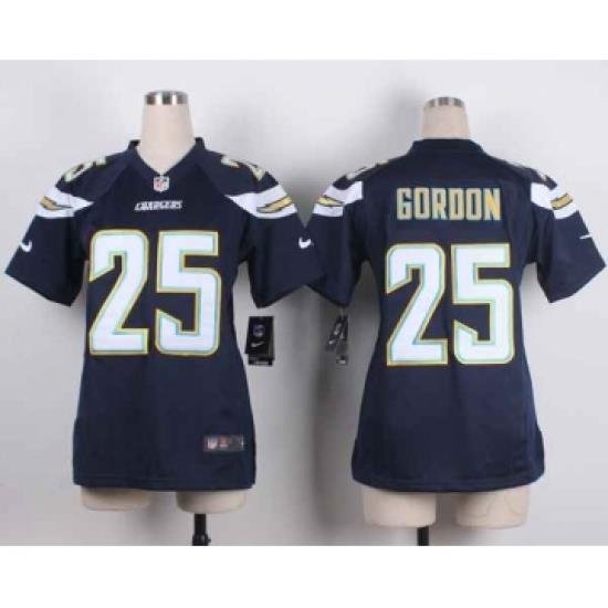 nike women nfl jerseys san diego chargers 25 goroon blue[nike]