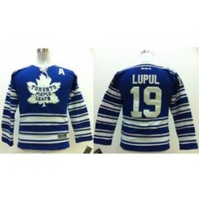 Kids Toronto Maple Leafs 19 Joffrey Lupul 2014 Winter Classic Blue NHL Jersey