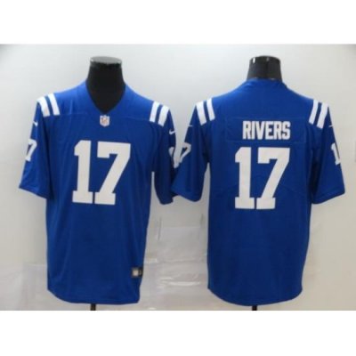 Nike Colts 17 Philip Rivers Blue Vapor Untouchable Limited Jersey