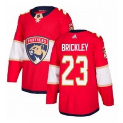 Youth Adidas Florida Panthers 23 Connor Brickley Premier Red Home NHL Jersey