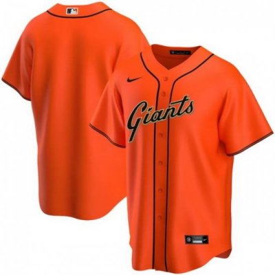 Men San Francisco Giants Nike Orange Blank Jersey