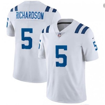 Men Nike Indianapolis Colts #5 Anthony Richardson White Vapor Untouchable Limited Stitched NFL Jersey