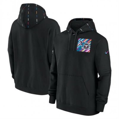 Men Tennessee Titans Black 2023 Crucial Catch Club Pullover Hoodie