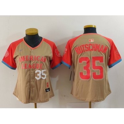 Women American League 35 Adley Rutschman Cream 2024 All Star Limited Stitched Jersey 7