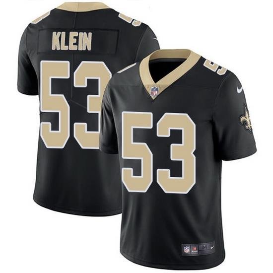 Mens Nike Steelers #53 A.J. Klein Black Vapor Untouchable Limited Jersey