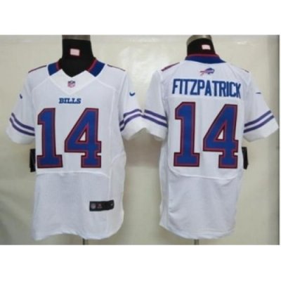 Nike buffalo bills 14 ryan fitzpatrick white Elite NFL Jersey