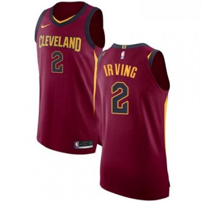 Youth Nike Cleveland Cavaliers 2 Kyrie Irving Authentic Maroon Road NBA Jersey Icon Edition