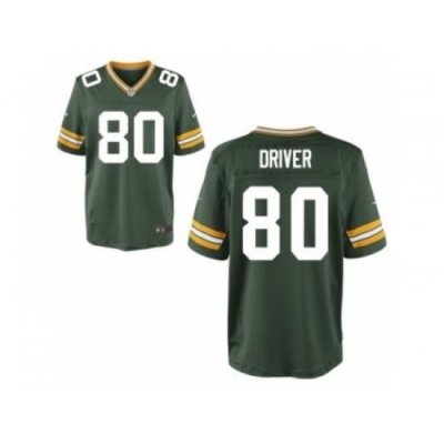 Nike Green Bay Packers 80 Donald Driver Green Elite NFL Jersey