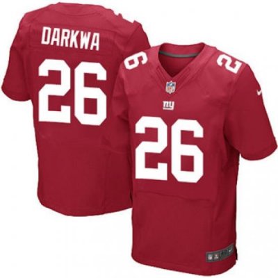 Nike Giants #26 Orleans Darkwa Red Alternate Mens Stitched NFL Elite Jersey