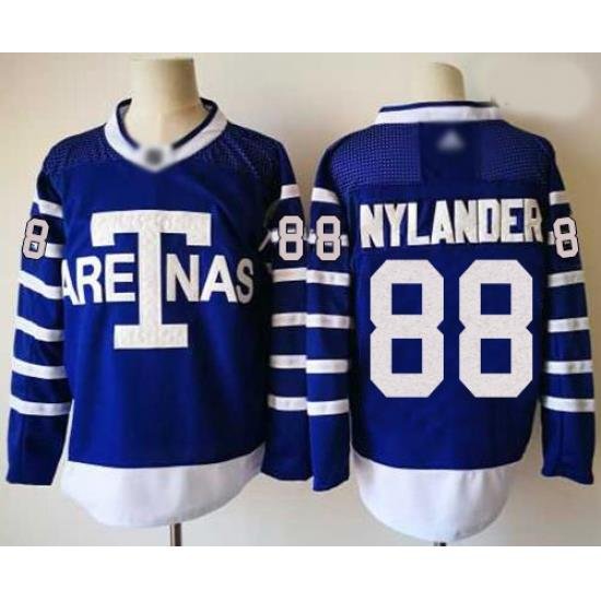 Maple Leafs 88 William Nylander Blue Authentic 1918 Arenas Throwback Stitched Hockey Jersey